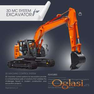 3D Machine Control za bagere